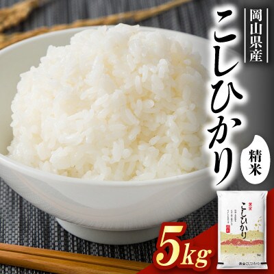 【食味鑑定士厳選】岡山県産 コシヒカリ5kg×1袋