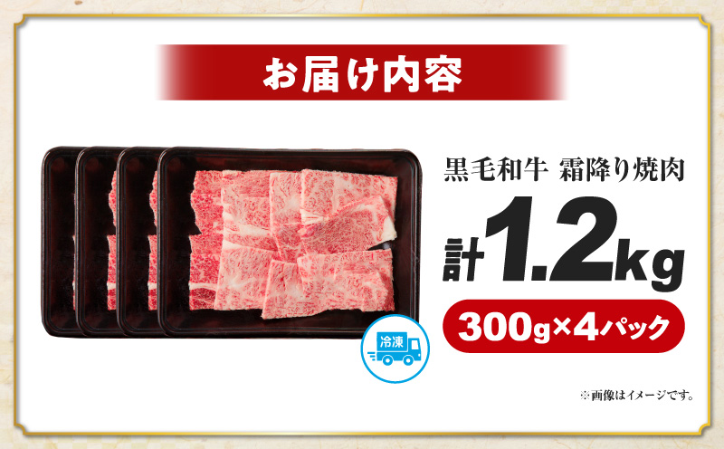 生産者応援≪肉質等級4等級以上≫宮崎県産黒毛和牛霜降り肩ロース(焼肉)計1.2kg 肉 牛 牛肉 おかず 国産_T030-1943