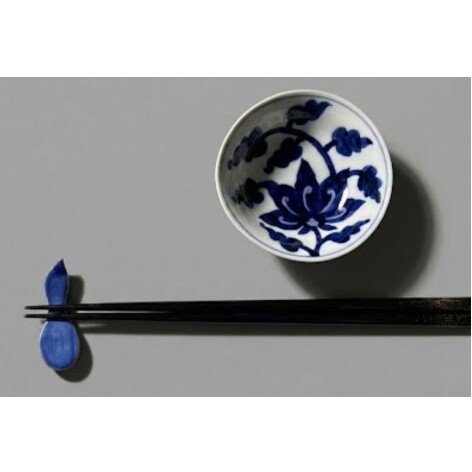 有田焼 安南唐草 俵小付 2客 / 箸置き 2個 計4点セット【泰山】食器 器 うつわ 和食器 醤油皿 豆皿 手描き 小鉢 ひさご 食洗機OK 電子レンジOK ey020_イメージ4