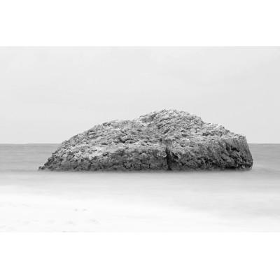 ふるさと納税 石垣市 石垣島の風景【ねむる津波石】写真パネル　L | 