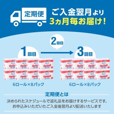 ふるさと納税 大分市 【3ヶ月毎に配送】キッチンタオル100カット(6ロール×8パック)3回お届け定期便_T10076 |  | 02