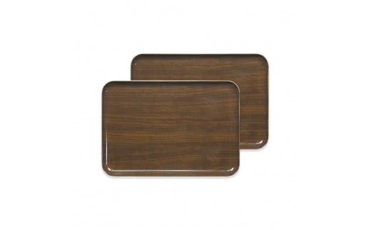 【オーク2枚組】ST ランチョン トレー M 33cm ウッド　タツクラフト