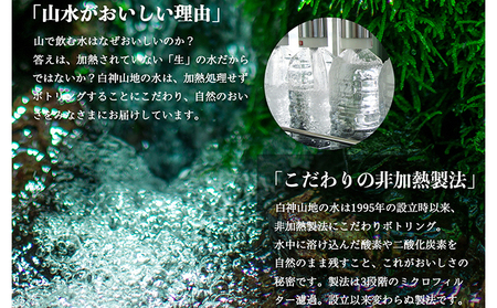 【年4回定期便】天然水 350ml × 24本 白神山地 ミネラルウォーター 軟水 天然水