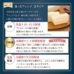 小岩井農場 ザ・ チーズケーキ セット / 2種類 食べ比べ ケーキ ベイクドチーズケーキ ダブルチーズケーキ ギフト プチギフト 贈答用 贈り物 プレゼント お祝い パーティー お取り寄せ 人気 ス
