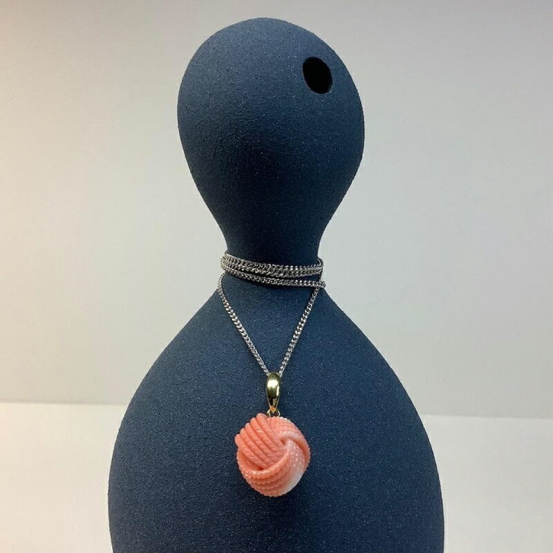 【ふるさと納税】 サンゴ ペンダント TOP アクセサリー モモ スカッチ珊瑚 モモスカッチ 珊瑚 サンゴアクセサリー さんご 職人 高知県 南国市 チェーンなし