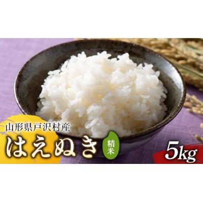 ふるさと納税 戸沢村 ≪2025年先行予約≫ 令和7年度 山形県戸沢村産 はえぬき 5kg F7W-0091