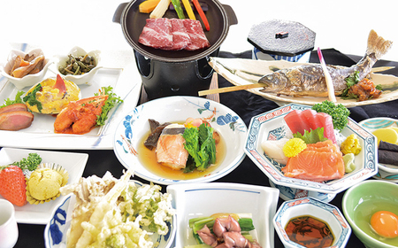 秘湯! 源泉かけ流し 【松川温泉 松川荘】 1泊2食付 2名様 (和室A) ／ 宿泊券 旅行 温泉 露天風呂