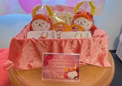 ペア宿泊券（1泊朝食付き）ご当地ルーム！　ひこにゃんルーム