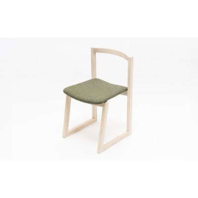 ふるさと納税 東川町 センの木家具 Chair03　グリーン【0001-050-04】