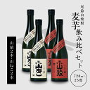 【ふるさと納税】【レビューキャンペーン中】焼酎尾鈴山（山ねこ2本・山猿2本）各720ml 本格焼酎 麦焼酎 芋焼酎 尾鈴山蒸留所 お湯割り 水割り ロック ソーダ割 ストレート 焼酎飲み比べセット【宮崎県木城町】