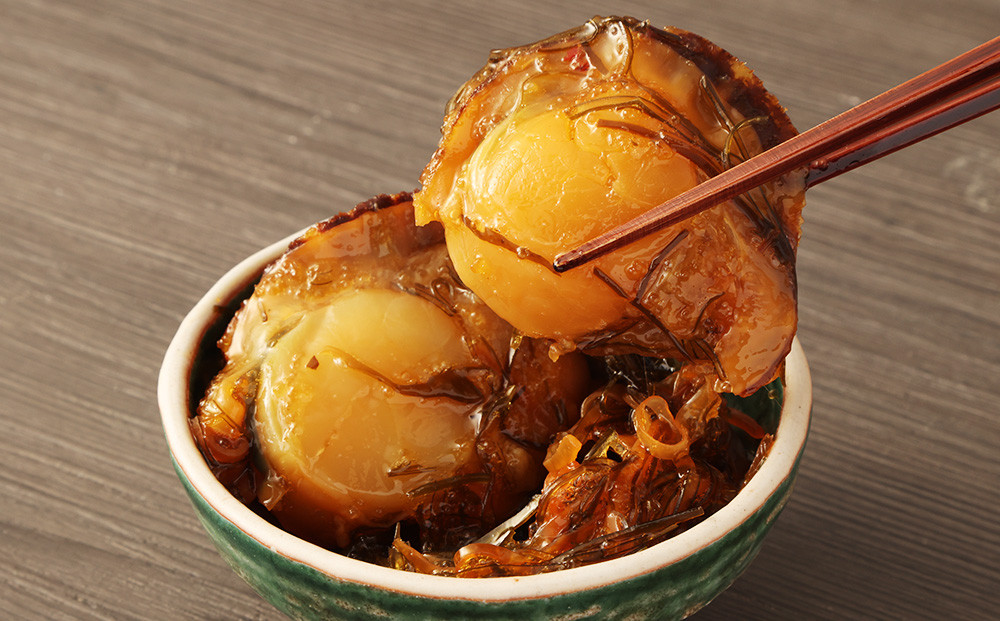 【5回定期便】 帆立 松前漬 640g （160g×4） 合計3.2kg