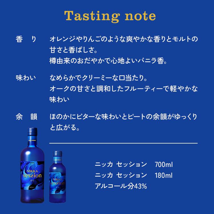 ウイスキー ニッカ セッション 奏楽 700ml×7本 ※着日指定不可◆_イメージ2