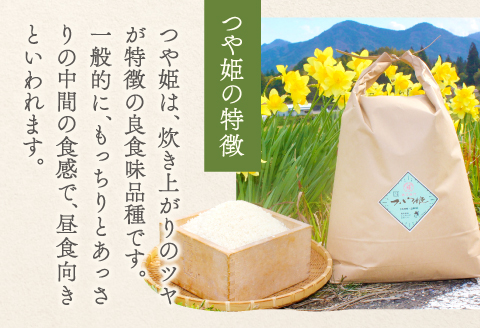 C-1108 【定期便】横尾衛門のつや姫 白米 5kg×6回コース