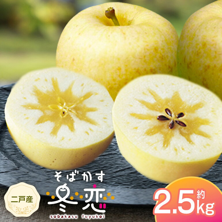 【ふるさと納税】 二戸産 カシオペア そばかす冬恋はるか 約2.5kg 【2026年12月上旬-下旬発送予定】 002-0748x1