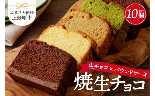 リュバン　焼生チョコ　10個セット スイーツ 洋菓子 お菓子 焼き菓子 デザート おやつ 甘さ控えめ お取り寄せ お洒落 ラッピング対応 贈り物 ギフト プレゼント ギフト クール便 送料無料 山梨県 上野原市