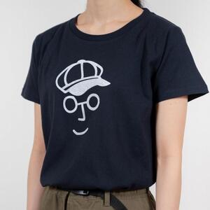 《1》【KEYMEMORY 鎌倉】キャスケットイラストTシャツ NAVY