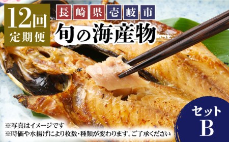 【全12回定期便】旬の海産物 干物詰め合わせ Bセット 《壱岐市》【マルミ海産物】[JCY008] 144000 144000円 干物 干もの 旬 魚 セット 干物セット 干物 干もの 旬 魚 セット
