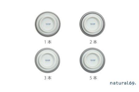 【波佐見焼】ボーダーボーダーどんぶり 4柄セット 食器 皿 【natural69】[QA51] 波佐見焼