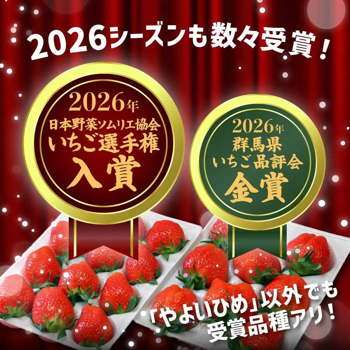 いちご やよいひめ 280g×4パック 計1.1kg