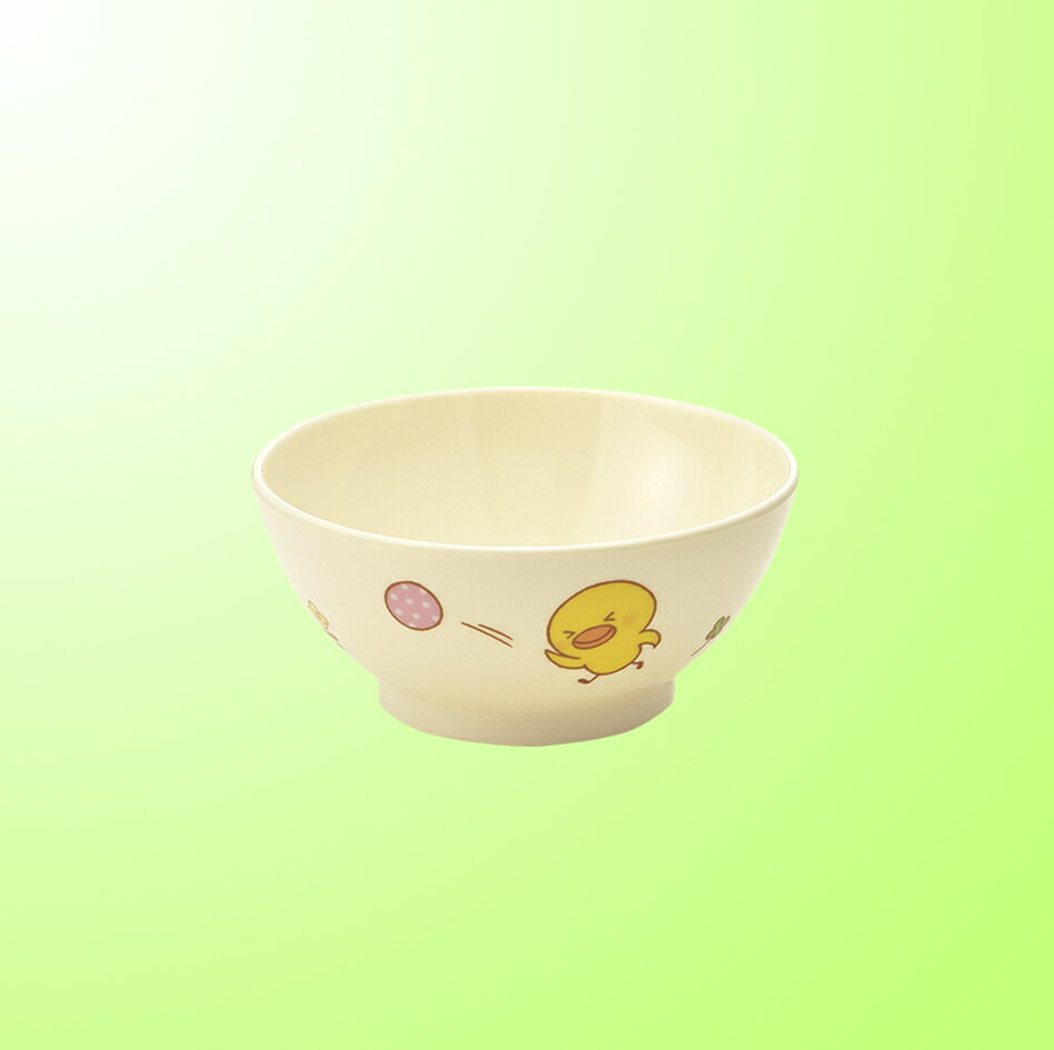 【ふるさと納税】メラミン食器 ひよこぐみ 6点 セット ／ 国際化工 子供食器 小皿 茶碗 食器 カップ スプーン フォーク 食洗器対応 耐熱 保育園 幼稚園 こども園 奈良県 御所市