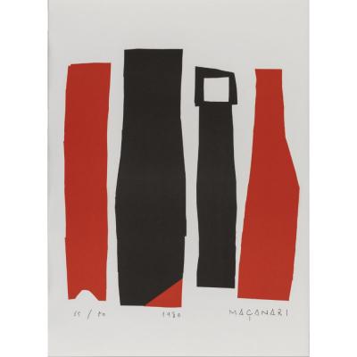 ふるさと納税 世田谷区 村井正誠【版画作品(エディションナンバー付)額装】ねこ Cat