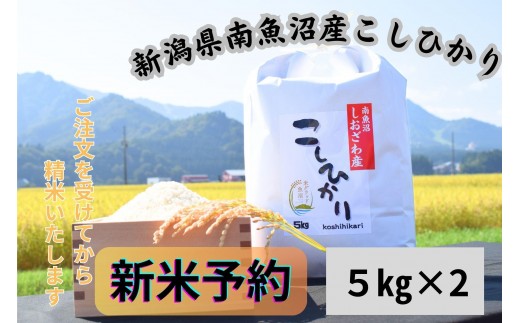 
                  【令和8年産・新米予約】新潟県南魚沼市の豊かな自然が育んだ、極上のコシヒカリ　10kg【銘柄米 ブランド米 精米 こしひかり コシヒカリ 魚沼産 新潟米 産地直送 お米 米】【2026年9月下旬より1ヶ月以内に順次発送予定】
                