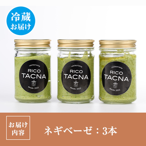 ネギベーゼ(3本) ネギ ねぎ 葱 調味料 薬味 ペースト 勝負めし 【116900100】【リーコタクナ】