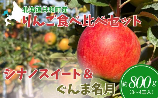 【数量限定】北海道共和町産りんご TEMATA FIRST シナノスイート・ぐんま名月 食べ比べセット