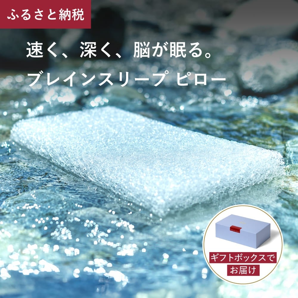 
            ブレインスリープ ピロー ( 9グラデーション )＋ カバー / ギフト用 枕 まくら 寝具 安眠 快眠 洗える 通気性 サステナブル
          