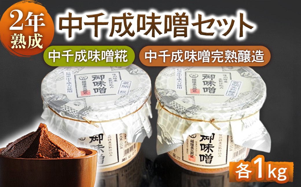 
A-14 南信州味噌セット【2年熟成】
