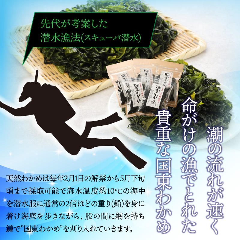 冷風乾燥が旨さの決め手！国東わかめ「乾燥カットわかめ」180g_0080N-2