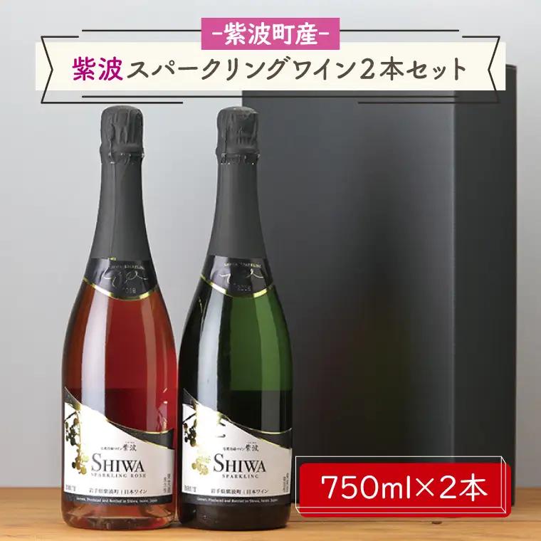 ワイン 紫波スパークリング ワイン 白・ロゼ２本セット AL065-1