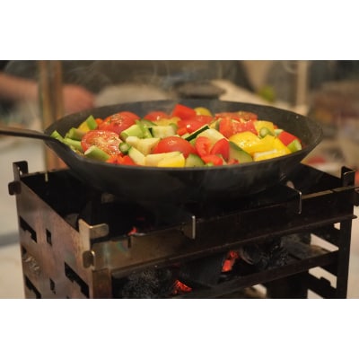 フェニックスライズのフライパン「直火フライパン[深型・一体タイプ]」【配送不可地域：離島・沖縄県】