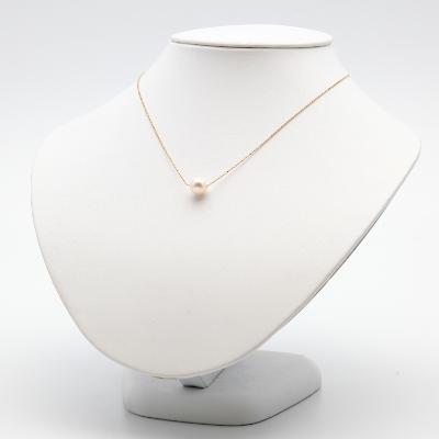 ふるさと納税 長崎市 あこや真珠(8-8.5mm珠)スルーペンダント/K18イエローゴールド |  | 01