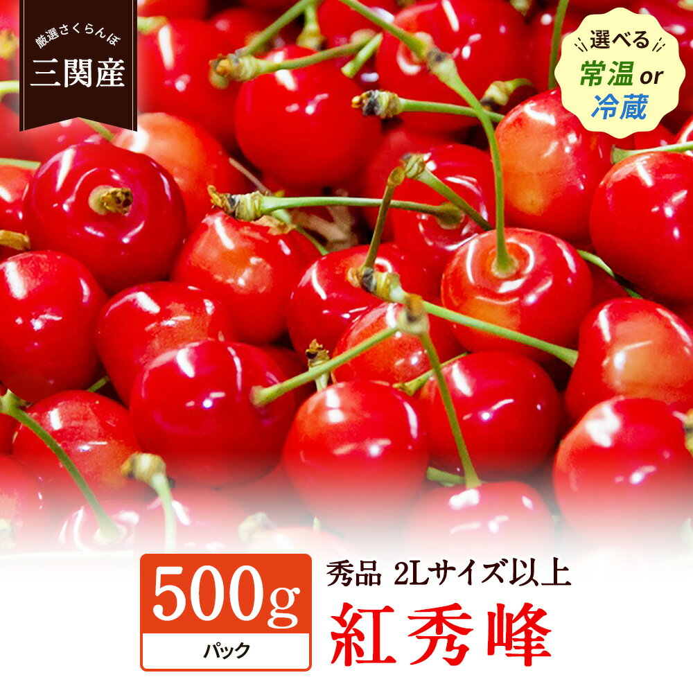 【ふるさと納税】数量限定！紅秀峰500g秀2Lサイズ以上[B5-10802]