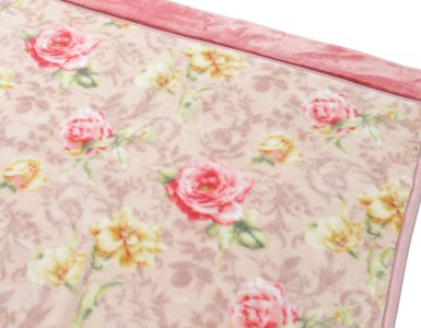 日本製 吸湿発熱 マイヤー毛布 シングル ピンク 1枚 (2枚合わせ毛布)JM-2202PI [2719]