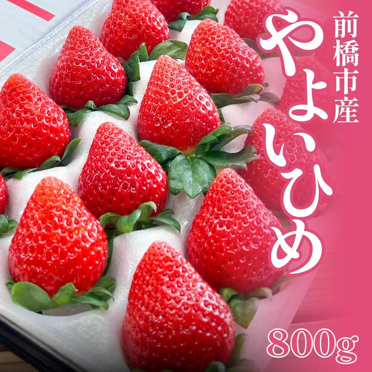 いちご やよいひめ 贈答用化粧箱 2シート 800g いちご