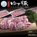 【ふるさと納税】なはりゆず豚満喫セット 3.45kg 豚バラ ロース モモ 肩ロース 挽き肉 ひき肉 豚 豚肉 国産 詰め合わせ セット 冷凍 料理 おうちごはん 個包装 ふるさとのうぜい 故郷納税 返礼品 34000円 高知県産 高知