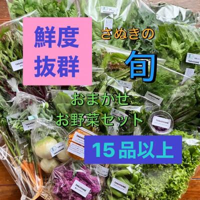 ふるさと納税 香川県 旬を楽しむTAGATAMEのおまかせお野菜セット(15品以上)