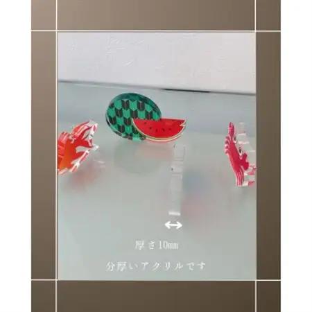 季節のアクリル積み木　収納ケース付～8月～_雑貨   _【1570300】
