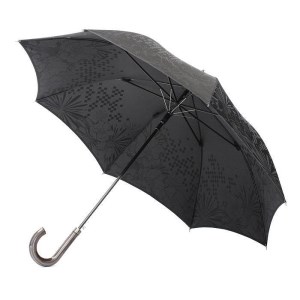 槙田商店【紳士長傘】monotone 花《晴雨兼用》