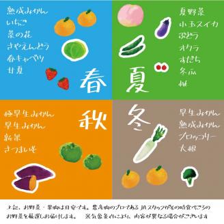 【定期便3回】阿波かつうら 農産物詰め合わせ