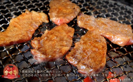 ＜宮崎牛＞リブロース焼肉300g ※90日以内出荷【C294】