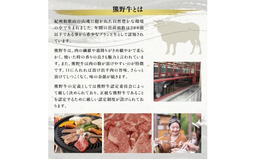 希少和牛 熊野牛上モモ　しゃぶしゃぶ用　約500g＜冷蔵＞【sim105】