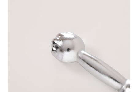 にゃんべる（猫の手＋ダンベル）500g×2本セット メッキ にゃんべる ダンベル 猫 ネコ好き 美容グッズ トレーニング 運動 ダンベル体操 エクササイズ 脂肪燃焼 合計1kg 2個セット