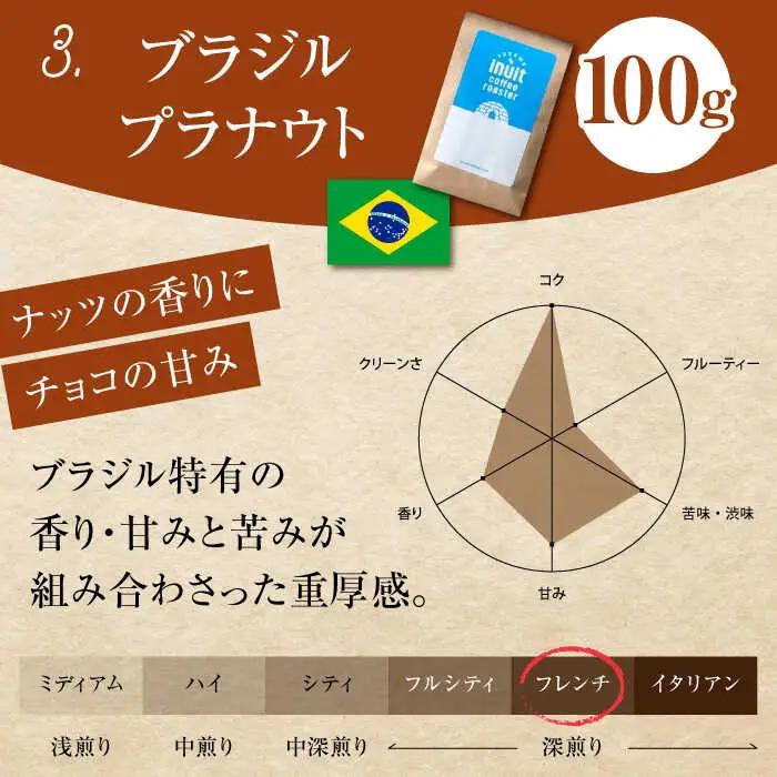 【全6回定期便】 【豆タイプ】 ビターな深煎り ＜スペシャルティコーヒー＞ 400ｇセット 【イヌイットコーヒーロースター】[ASAB026]