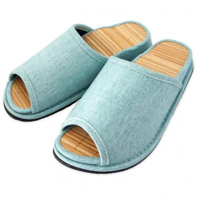 ふるさと納税 宮城県 スリッパ Dセノーテロゼッタ極 Mサイズ グリーン