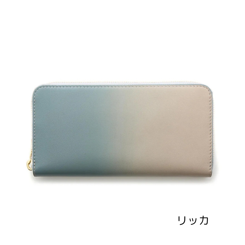 イロドリ ラウンド ロング ウォレット (カラー：リッカ)