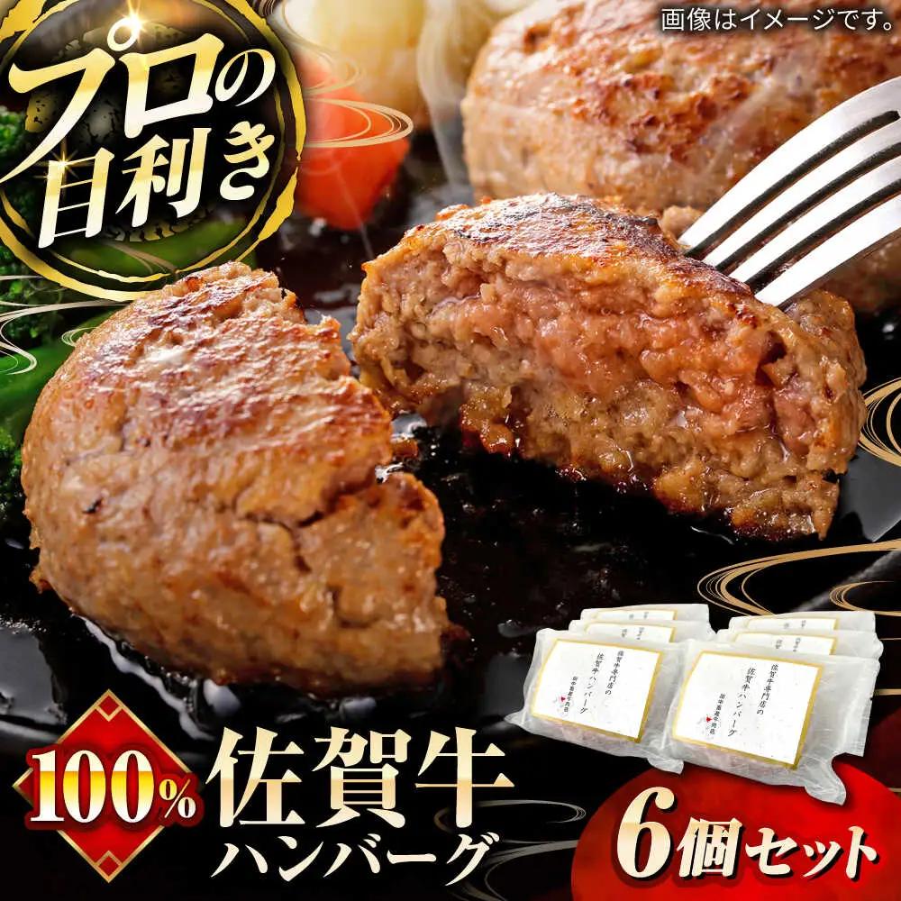 佐賀牛100%ハンバーグ6個セット ハンバーグ ハンバーグ ハンバーグ / 佐賀県 / 田中畜産牛肉店 [41ARAA005]
