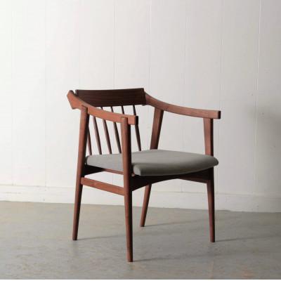 ふるさと納税 江別市 アームチェア　 ウォールナット 北海道  MOOTH